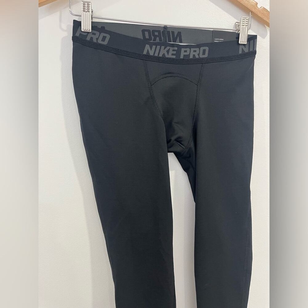 NEW Nike Pro Active Compressions Youth Boy XL Black Dri Fit Work Out Train NWOT - Picture 2 of 6
